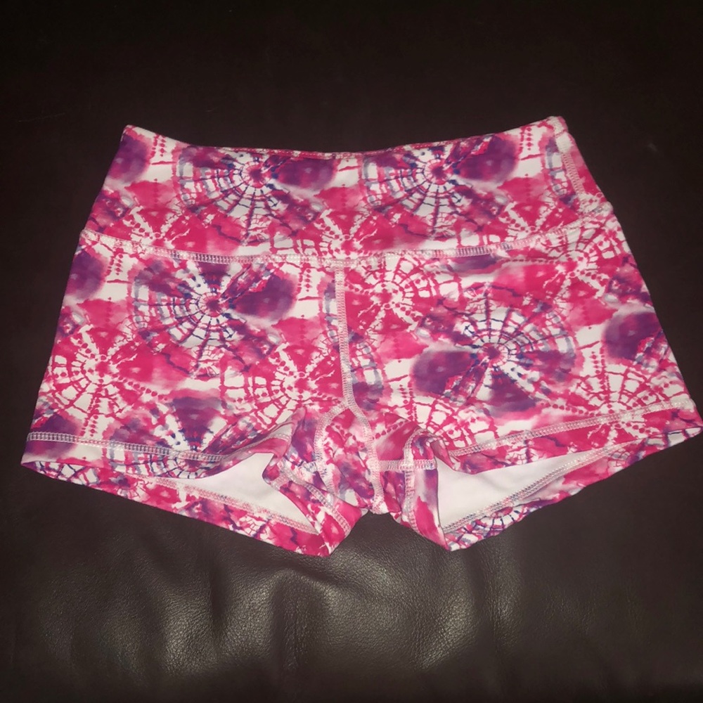 Savage barbell Xs toe-dyed workout shorts